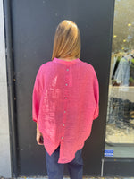 Load image into Gallery viewer, INDYA LINEN SHIRT MAGENTA
