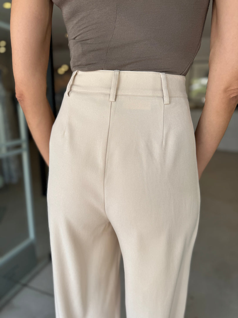 HAYDEN WIDE LEG PANT BEIGE