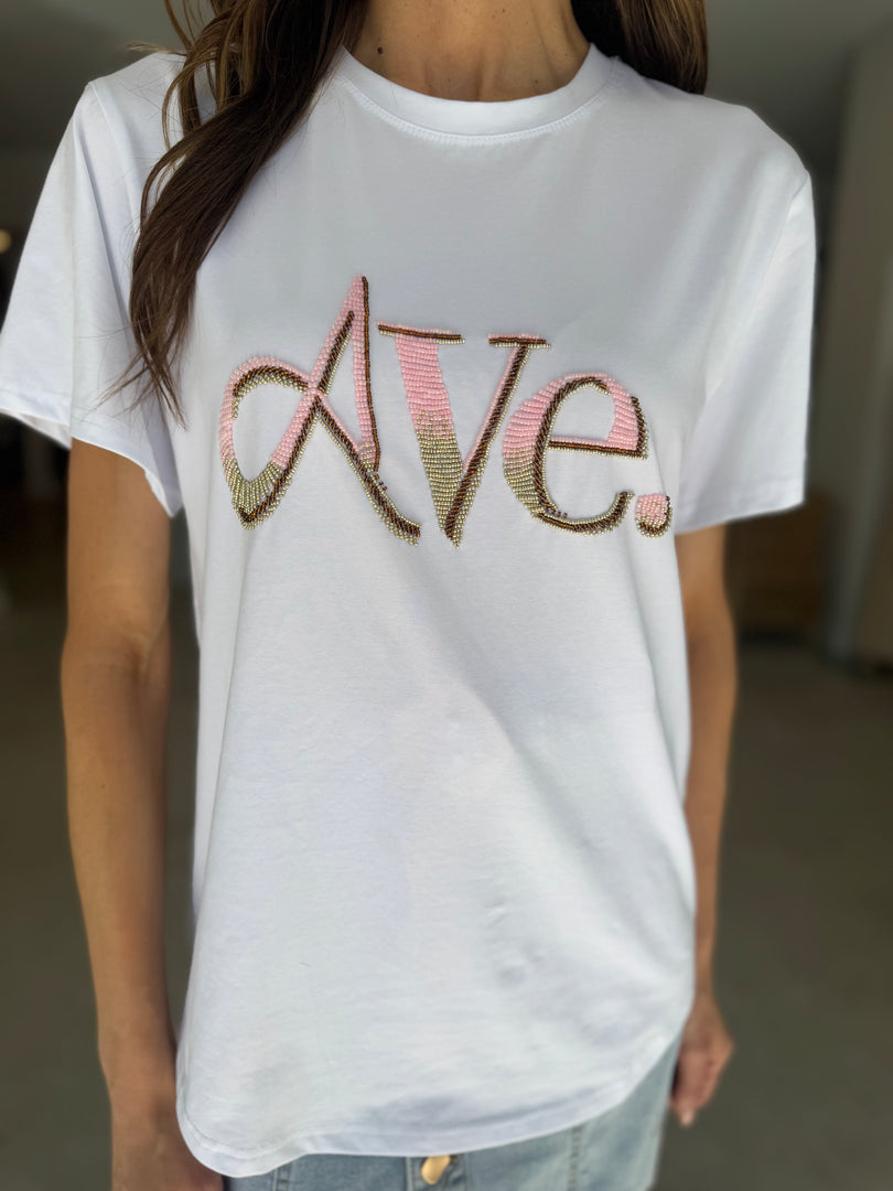 OMBRE AVE TEE - PINK