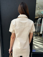 Load image into Gallery viewer, SOFIA DENIM SHIRT - CREAM
