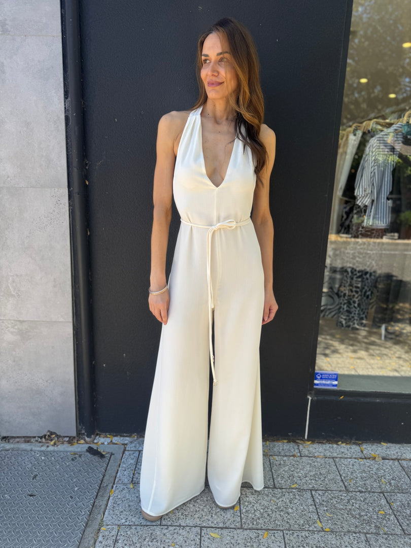 ILIAD HALTER NECK JUMPSUIT