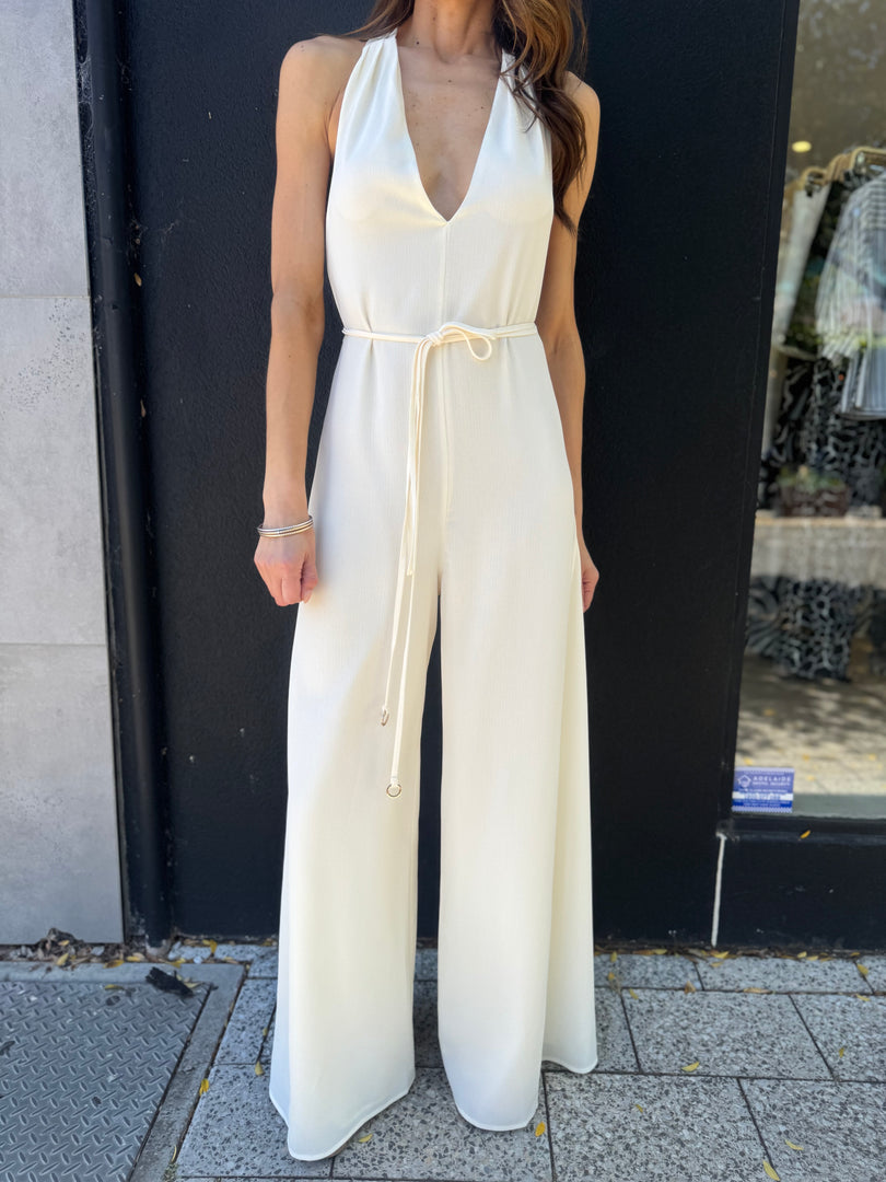 ILIAD HALTER NECK JUMPSUIT