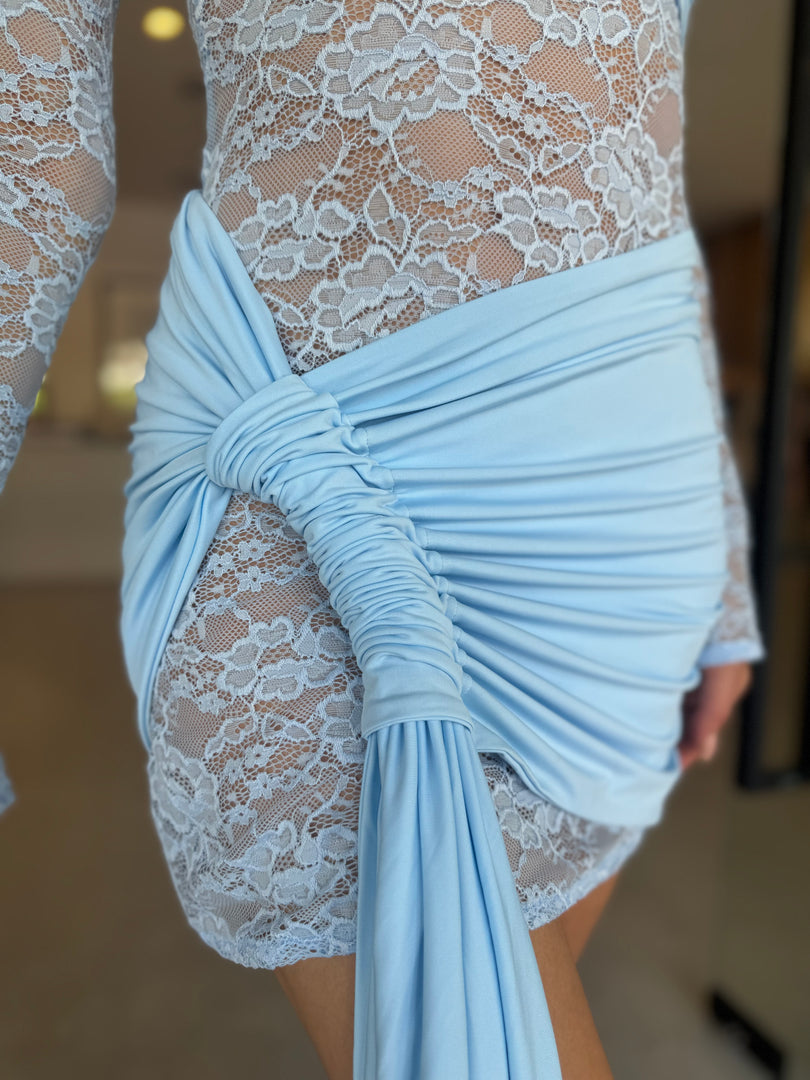 ORTIGIA DRESS BABY BLUE