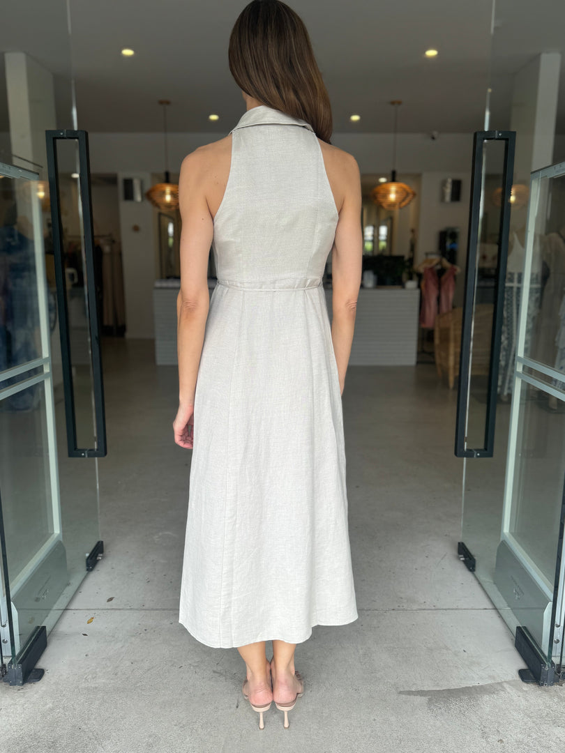 HARPER WRAP MIDI DRESS