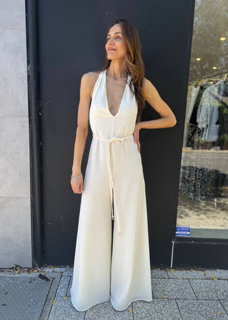 ILIAD HALTER NECK JUMPSUIT