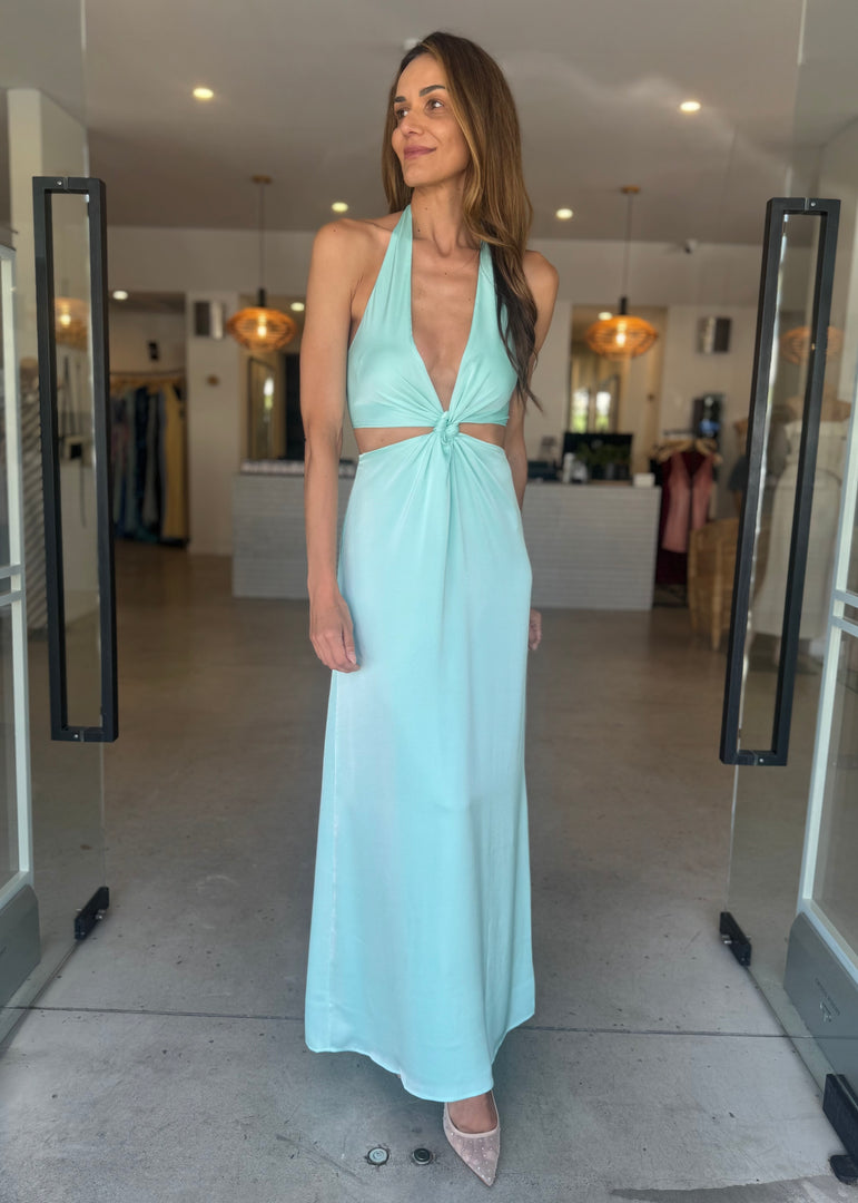 WANDER GOWN AQUA