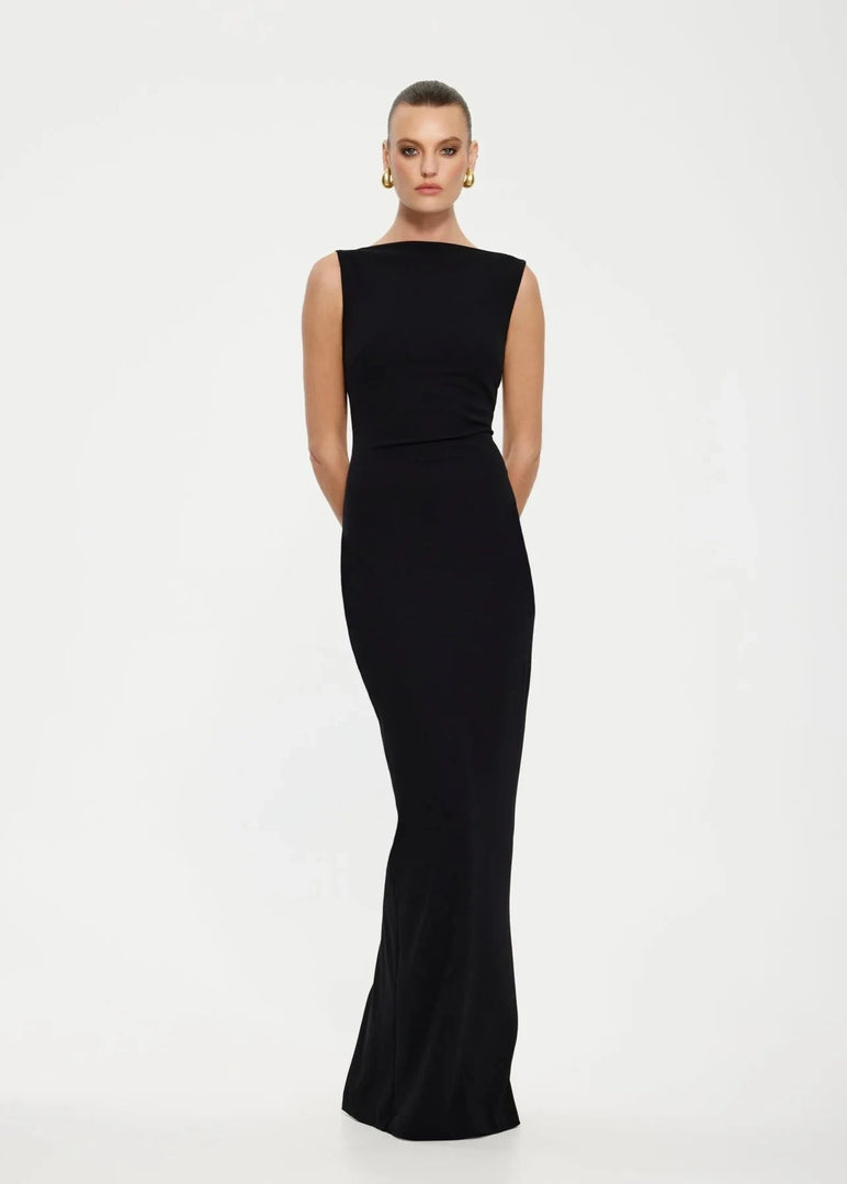 VERONA GOWN - BLACK