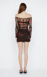 Load image into Gallery viewer, DESERT ROSE LS MINI DRESS
