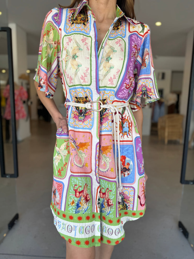 MYSTIC SHIRT DRESS PRINT