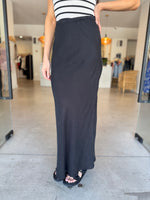 Load image into Gallery viewer, INES CUPRO SKIRT BLACK
