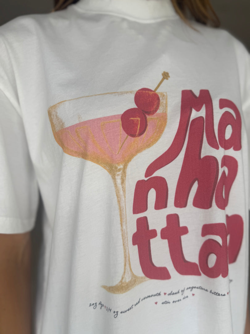 MANHATTAN TEE WHITE