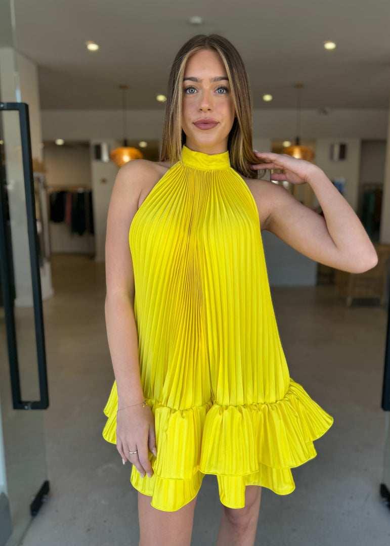 SOLEIL MINI DRESS - LIMONE