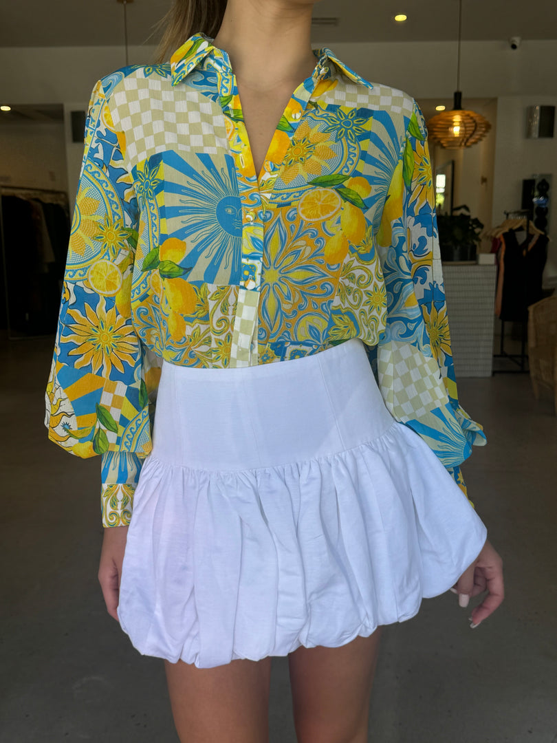 FLEETWOOD BLOUSE LEMON