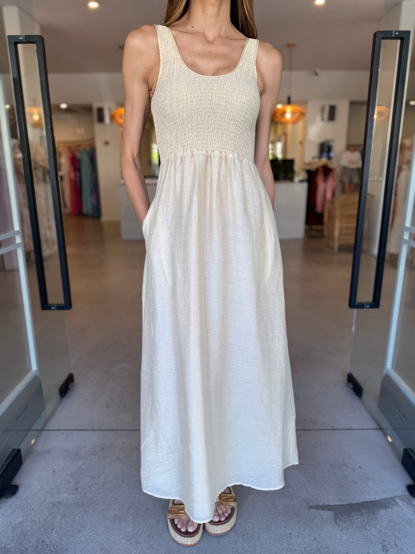 KOVA MAXI DRESS - MILK