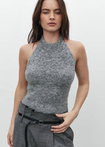 Load image into Gallery viewer, SAMARA TOP GREY MARLE
