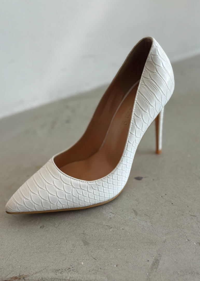 BRIDGET HEEL WHITE