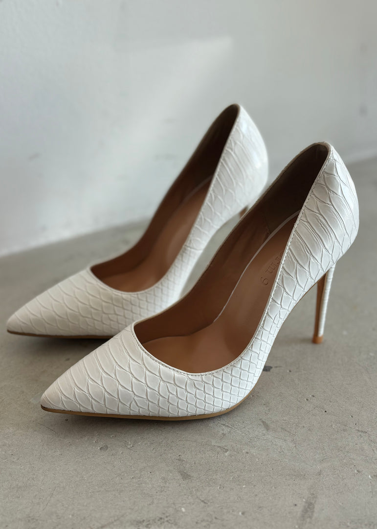 BRIDGET HEEL WHITE