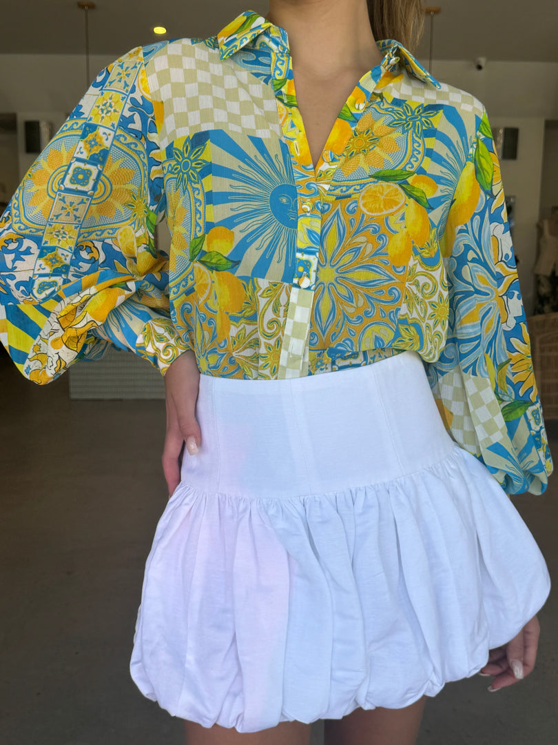 FLEETWOOD BLOUSE LEMON