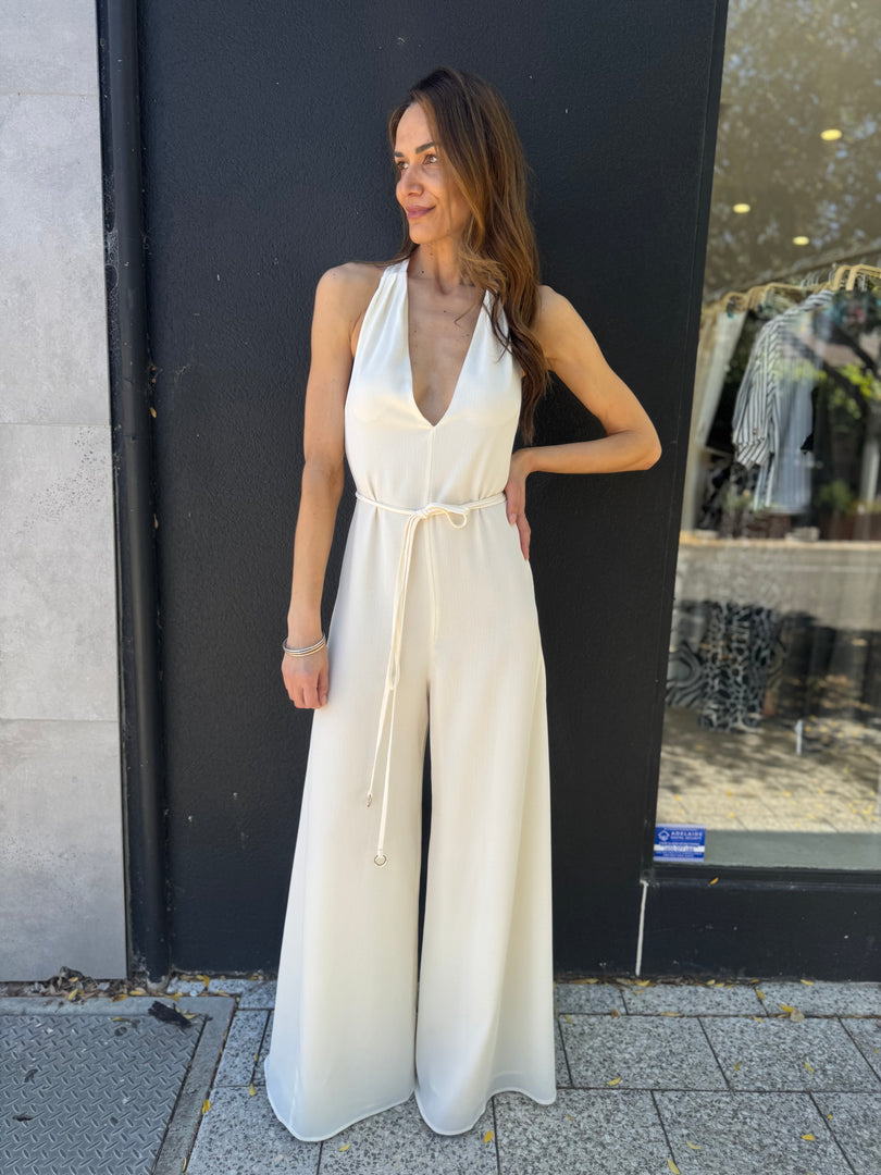 ILIAD HALTER NECK JUMPSUIT