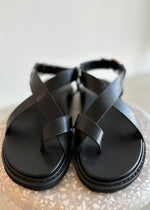 Load image into Gallery viewer, ZARAI SANDAL - BLACK
