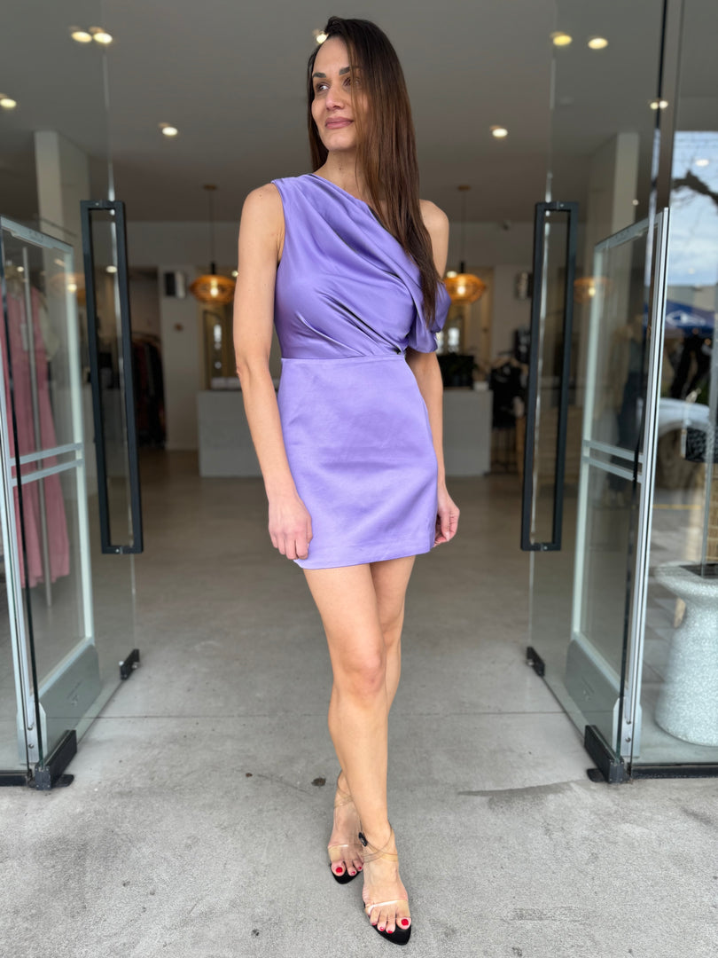 ADRIANA MINI DRESS LILAC