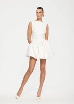 Load image into Gallery viewer, KEKE MINI DRESS IVORY
