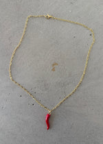 Load image into Gallery viewer, RED CORNO NECKLACE - LINK
