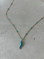 Load image into Gallery viewer, CORNICELLI NECKLACE - TORQUOISE
