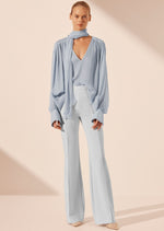 Load image into Gallery viewer, LANI BOOT CUT PANT SKY
