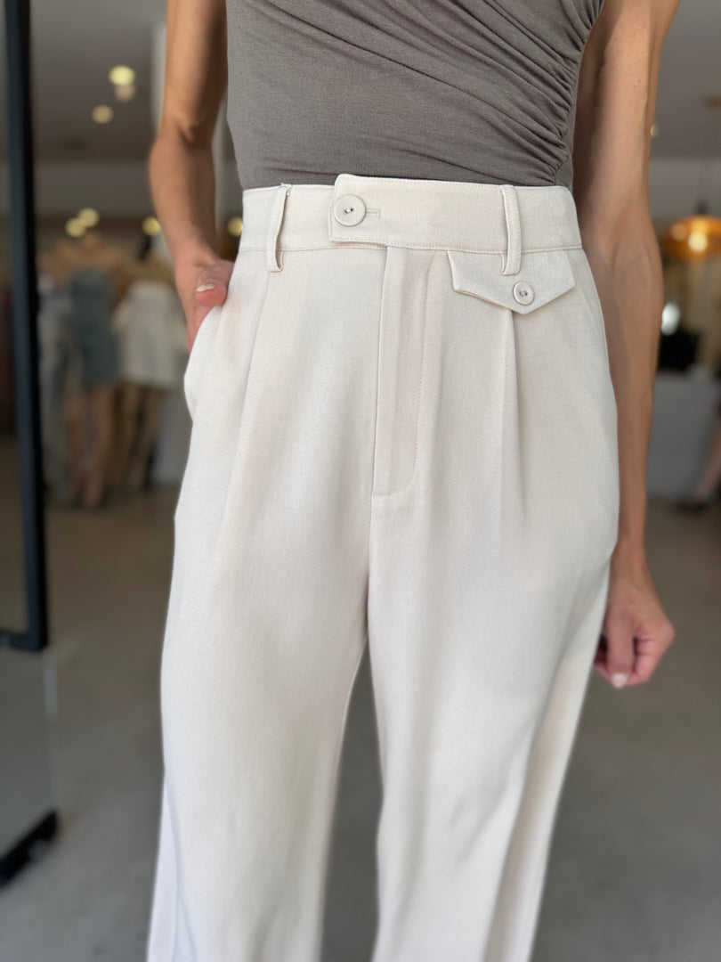 HAYDEN WIDE LEG PANT BEIGE