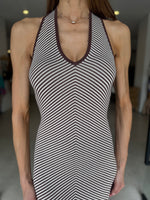 Load image into Gallery viewer, SHOAL KNIT HALTER DRESS
