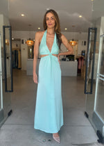 Load image into Gallery viewer, WANDER GOWN AQUA
