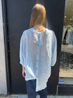 Load image into Gallery viewer, INDYA LINEN SHIRT - BABY BLUE
