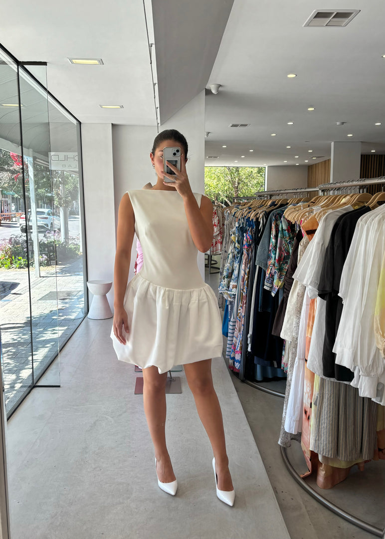 KEKE MINI DRESS IVORY