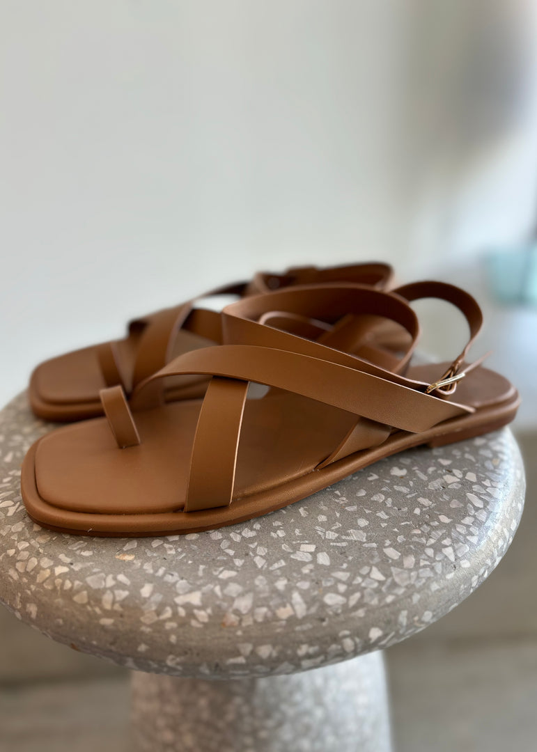 USHI SANDAL - TOFFEE