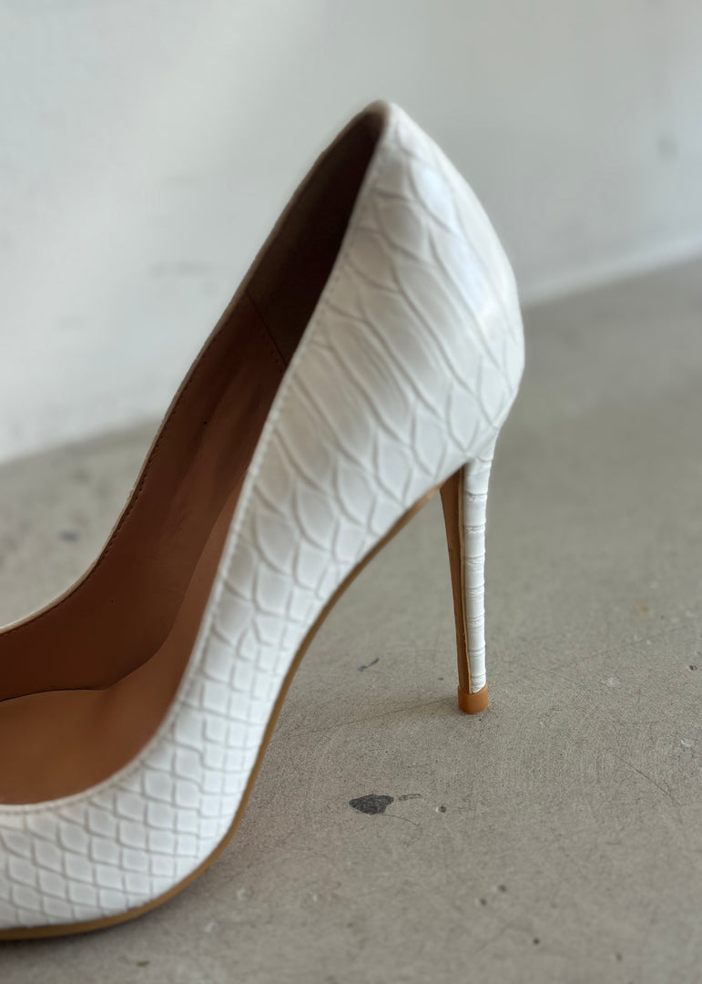 BRIDGET HEEL WHITE