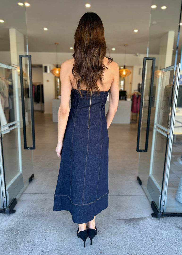 CAPPELLA HALTER MIDI DRESS