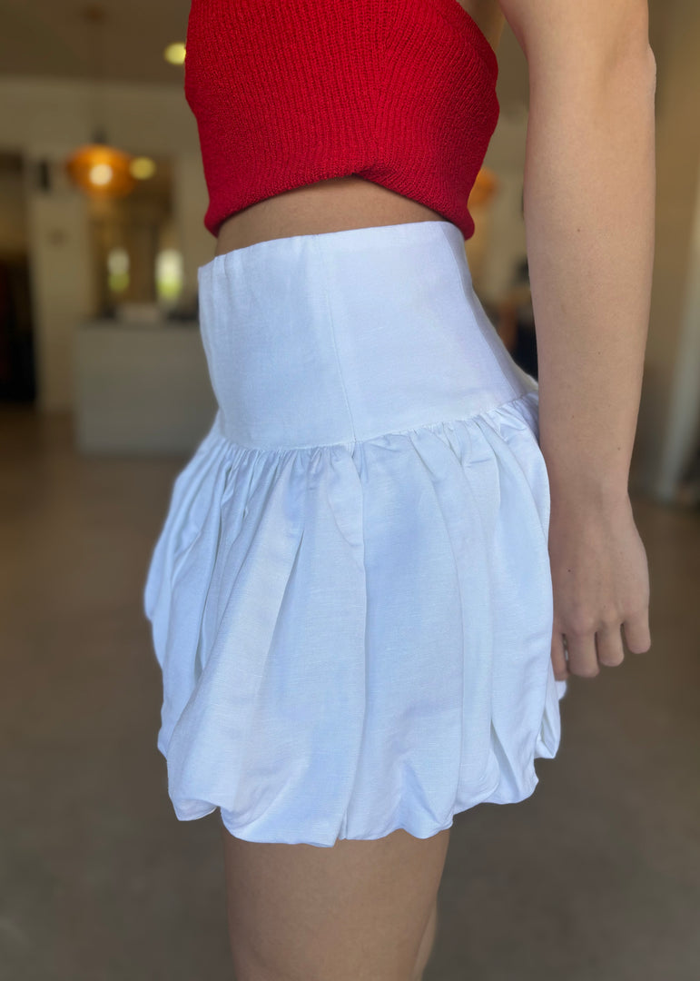 BLANC BUBBLE SKIRT IVORY