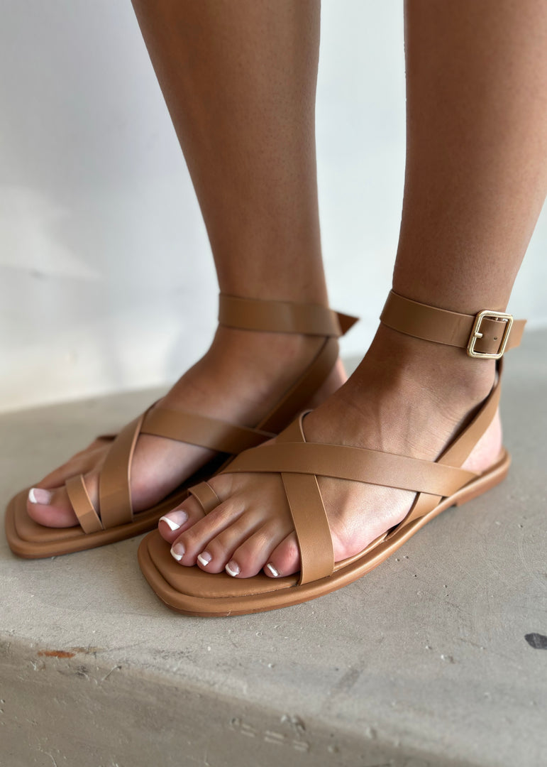 USHI SANDAL - TOFFEE