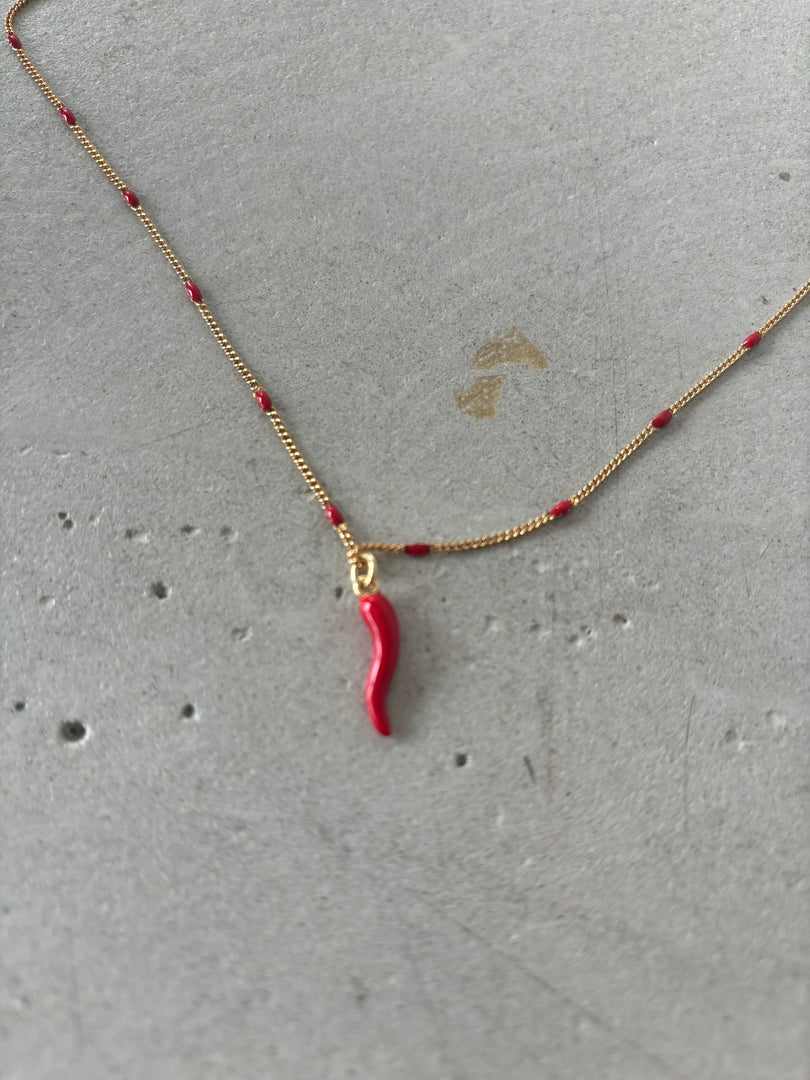 CORNICELLI NECKLACE - RED