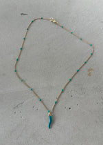 Load image into Gallery viewer, CORNICELLI NECKLACE - TORQUOISE
