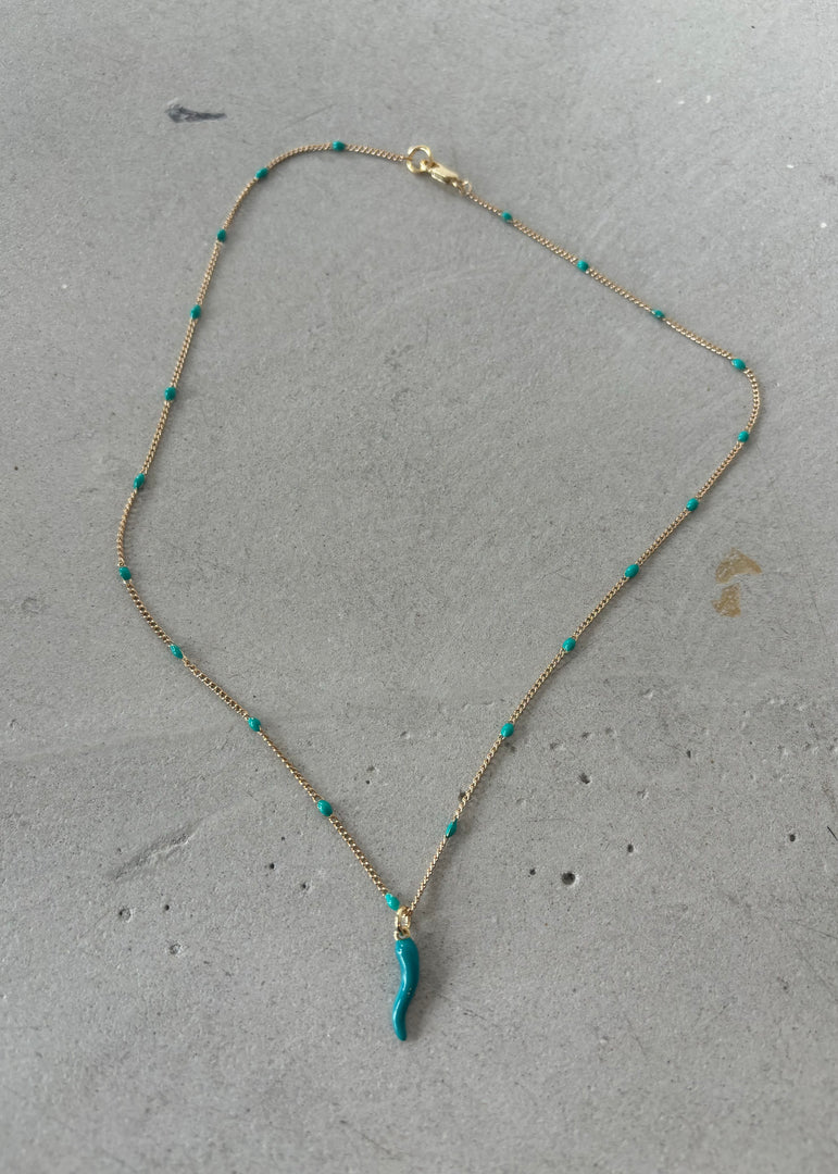 CORNICELLI NECKLACE - TORQUOISE