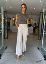 Load image into Gallery viewer, HAYDEN WIDE LEG PANT BEIGE
