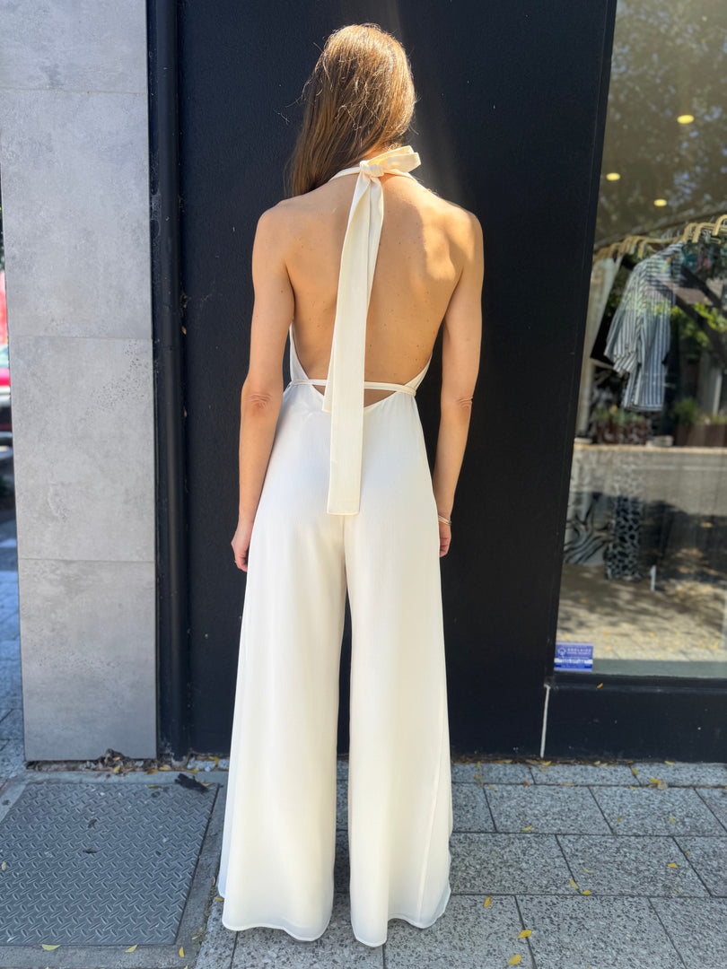 ILIAD HALTER NECK JUMPSUIT