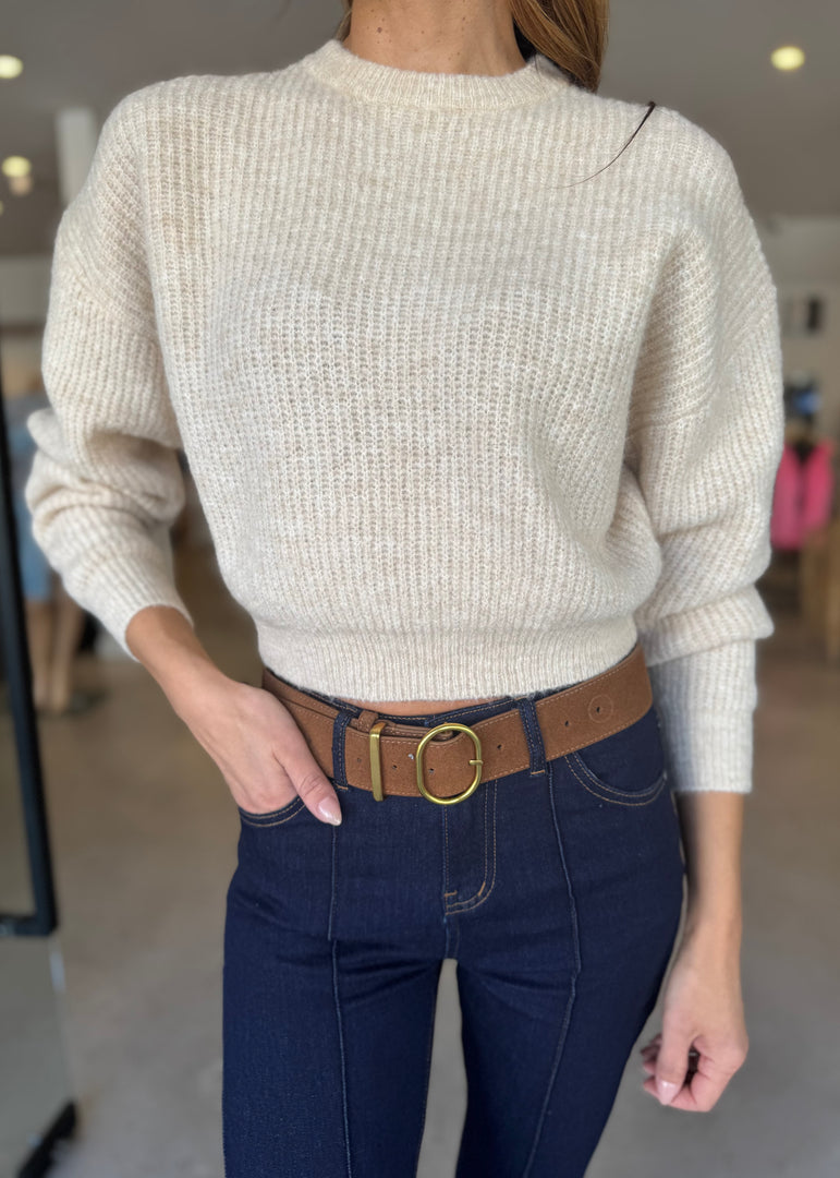GISELLE SWEATER - BEIGE