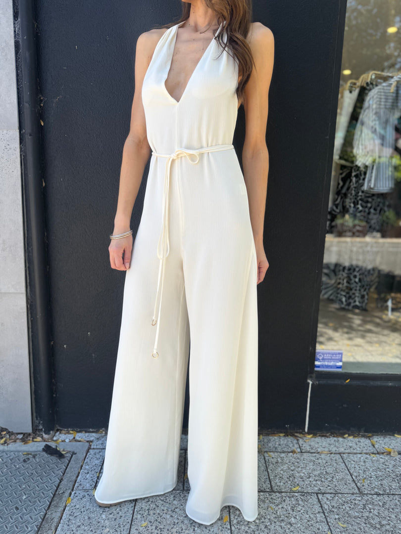 ILIAD HALTER NECK JUMPSUIT