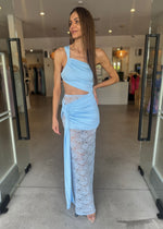 Load image into Gallery viewer, PARADISO DRESS BABY BLUE
