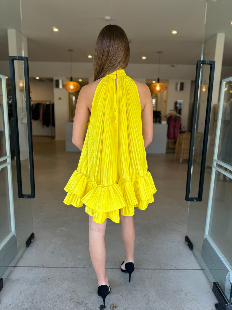 SOLEIL MINI DRESS - LIMONE