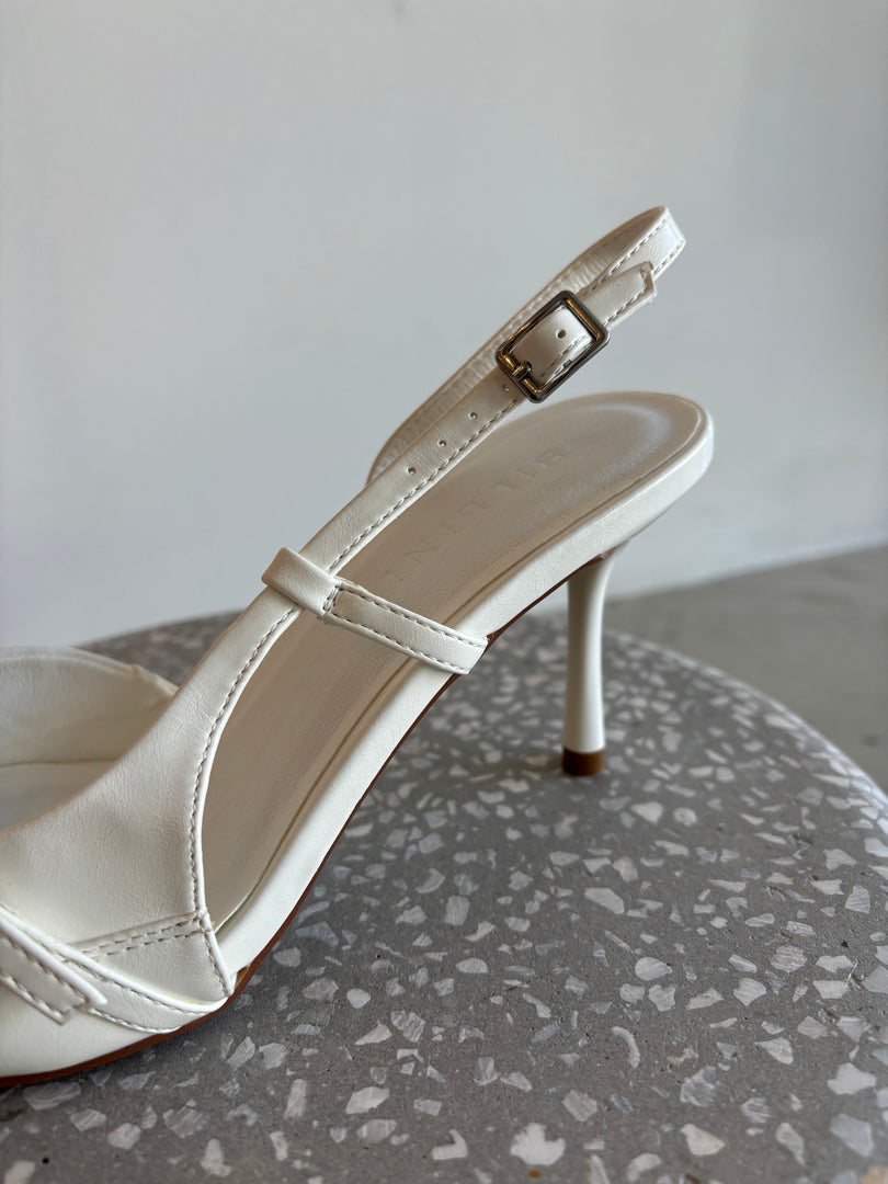 HUXLY HEEL - WHITE