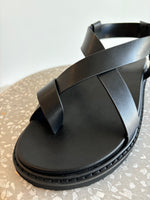 Load image into Gallery viewer, ZARAI SANDAL - BLACK
